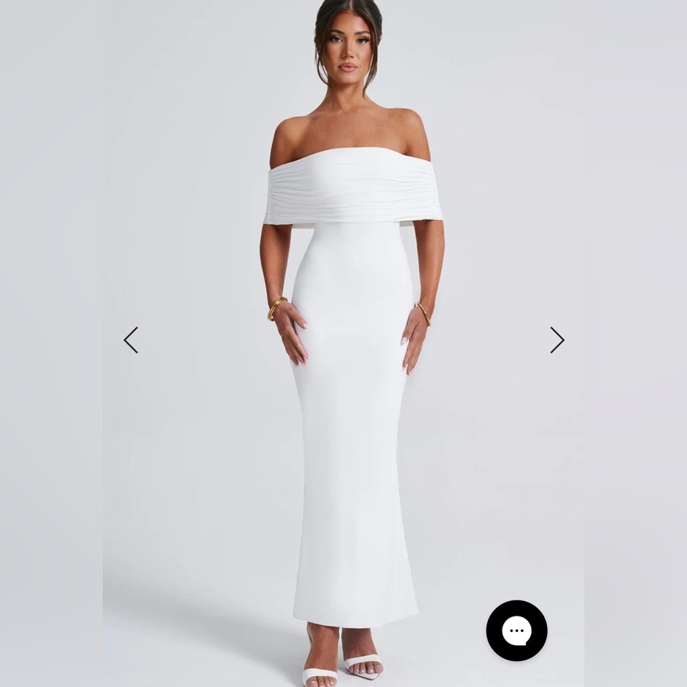 Babyboo Belinda White Maxi Dress
